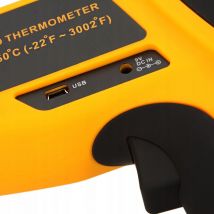 Thermomètre Laser Pyromètre Sans Contact +1650° Usb