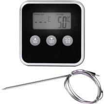 Thermomètre numérique pour cuisine, outil de cuisson pour barbecue, sans fil, pour viande, aliments, barbecue, minuterie, four