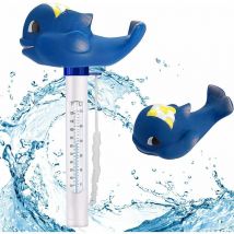 Thermomètre pour piscine, Thermomètre Flottant de Piscine,avec Une Corde, Résistant aux Chocs pour Tous Les & piscines, Spas, Hot Tubs, Aquariums &