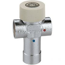 Esbe - Caleffi Thermomischer einstellbar verchromt mit Innengewinde 1/2' 30-48°C 520430