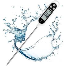 Thermomètre Cuisine,Thermomètre Numérique Digital avec Sonde Longue,Lecture instantané Thermomètre Cuisson,Thermomètre Viande pour