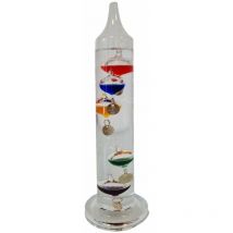 Signes Grimalt - Thermomètre de Galilée en verre pour l'intérieur 28 cm