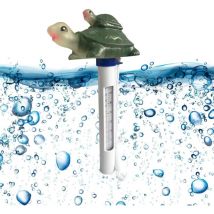 Thermomètre De Piscine Flottant, Thermomètre d'eau Flottant, Thermomètre De Piscine, Thermomètre d'eau De Tortue pour Bains à Remous Étangs Baignoire