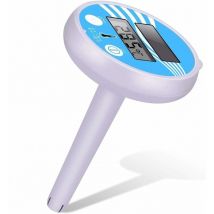 Thermomètre solaire de piscine numérique, thermomètre de piscine flottante, thermomètre de piscine incassable pour piscine intérieure et extérieure,