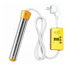 Thermoplongeur de baignoire 2000W Thermoplongeur électrique Thermoplongeur de voyage Thermoplongeur en acier inoxydable Chauffe-eau électrique