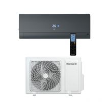 Thermor - Ensemble Climatisation réversible Mono-split Nagano Murale Pure - Unité extérieure 3,5 kW et Unité intérieure murale noire