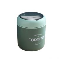 Ensoleille - Thermos pour aliments chauds, récipients alimentaires isolés, Thermos pour aliments en acier inoxydable avec cuillère pliante pour repas