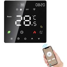 Thermostat Connecté WiFi Chaudiere Gaz 220V 3A Compatible avec Alexa, Thermostat d'ambiance pour Chaudiere Programmable Contrôle