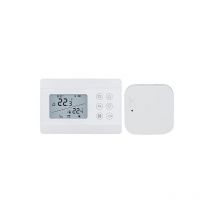 Imit - Thermostat d'ambiance sans fil Digital Silver cr/rf s