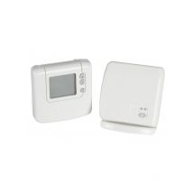 Thermostat d ́ambiance sans fil digital non programmable DT92 avec boitier relais