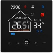 Thermostat de chaudière à gaz, thermostat intelligent programmable, thermostat de chaudière mural avec sécurité enfant, thermostat domestique