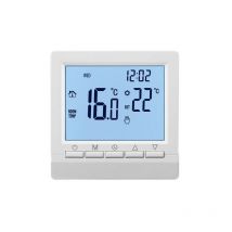 Dewdat - Thermostat de chauffage electrique, Thermostats pour chaudières murales à gaz,Thermostat intelligent programmable alimenté par batterie