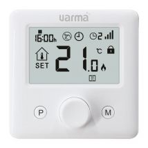 Varma - Thermostat programmable - Lagoya Sans fil - Avec récepteur