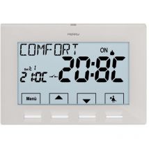 Perry - Thermostat digital journalier 230V serie next blanc