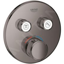 Grohtherm SmartControl - Robinet thermostatique encastré, 2 sorties, Hard Graphite 29119A00 - Grohe