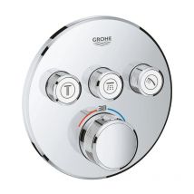 Thermostatique grohtherm smartcontrole Grohe pour installation encastrée 3 sorties