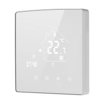 Lifcausal - Thermostat numérique intelligent programmable, contrôleur de température ambiante avec écran tactile rétroéclairé lcd pour maison, école,