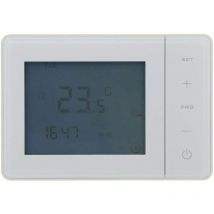 Thermostat programmable Filaire Blanc