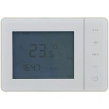 Thermostat programmable Filaire Blanc