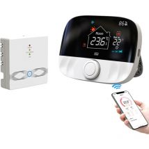 Beijiyi - Thermostat sans Fil WiFi Tuya, pour Chauffage de l'eau et de la Chaudière à Gaz, Compatible avec Alexa Google