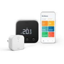Thermostat d'ambiance Tado – Thermostat numérique filaire pour pompes à chaleur Aquarea – Alimentation électrique, Largeur