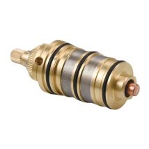 Osqi - Thermostatic cartridge and brass handle for bathtub, shower, for mixer tap, shower, bar, faucet, mixer tap, shower mixer cartridge
