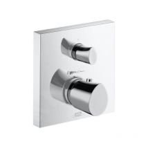 Axor Starck Organic - Mitigeur thermostatique encastré avec vanne d'arrêt et inverseur, chrome 12716000