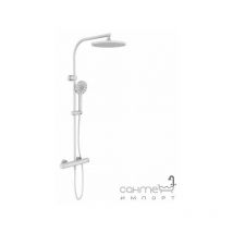 Grb Grober - thermostatique douche avec colonne time lui blanc