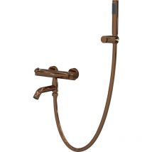 Kroos - Wand-Thermostat-Badewannenmischer Roségold - Corbeau
