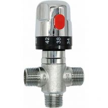 Thermostatisches Mischventil für Wasserhahn, Dusche und Badewanne,