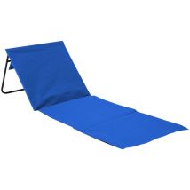 Thinia Home - Faltbare, Gepolsterte Strandmatte Mit Rückenlehne, 149,5 X 50,5 X 42 Cm