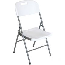 Klappstuhl mit Griff 47x58x87cm – Platzsparend – Stabil bis 150 kg – Rutschfeste Füße – Für drinnen und draußen
