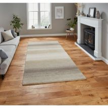 Think Elements EL2267 Natural 150cm x 230cm Rectangle - Brown and Beige