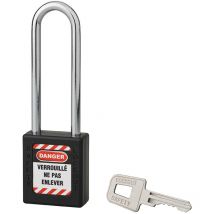 Cadenas de consignation 40mm, anse acier 76mm, Noir Thirard