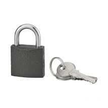 Cadenas à clé Acera unikey (achetez-en plusieurs, ouvrez avec la même clé), 40mm, anse acier, 3 clés