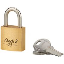 Cadenas à clé Mach 2 unikey (achetez-en plusieurs, ouvrez avec la même clé), 20mm, 2 clés