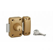 Verrou pour porte d'entrée vitrée Capital à cylindre double 60 mm - Thirard