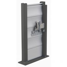 Thirard - Ferme volet roulant, anti-soulèvement, inox, 67x71mm, 2 pièces