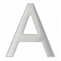 Lettre A inox H.76mm adhésif