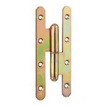 Paumelle de Paris porte d'entrée / d'intérieur, 140x55mm, acier, droite