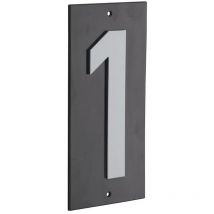 Plaque signalétique 1 56x130mm à visser - Thirard