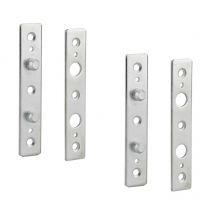 Paire de protège gonds, acier zingué