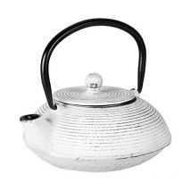 Lacor - Théière en fonte Blanche - Capacité 0,5 litres