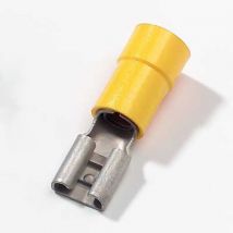 RC63 – Anschlüsse (x50) weiblich – Abschnitt 4–6 mm ≤ – teilweise isoliert – Gelb - Thomas&betts