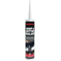Thompson's - Ronseal 34030 Roof & Gutter Sealant Black 310ml RSLTRGSB310