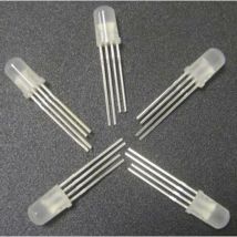 LED-8-RGB-SK led rvb (rouge, vert, bleu) rvb rond 8 mm 20 mA 6 v S434861 - Thomsen