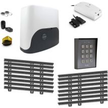 Thomson - Kit motorisation pour portail coulissant 500044 - 1 motorisation + 1 kit de crémaillère de 8 mètres + 1 kit wifi connecté + 1 digicode