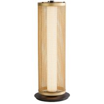 Searchlight Thread Lampe De Table Led, Maille Dorée Et Noir Mat