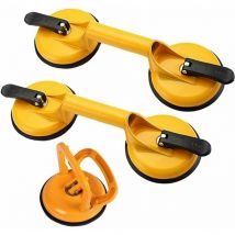 Thsinde - Lot de 3 ventouses sous vide / ventouses pour carrelage, verre, bois et plus pour articles à surface lisse