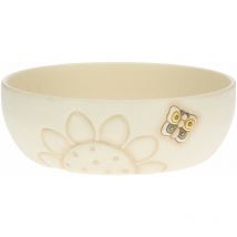 Ciotola Con Fiore E Farfalla - Accessori Cucina - Linea Elegance - Porcellana - Ø 26 Cm - Thun